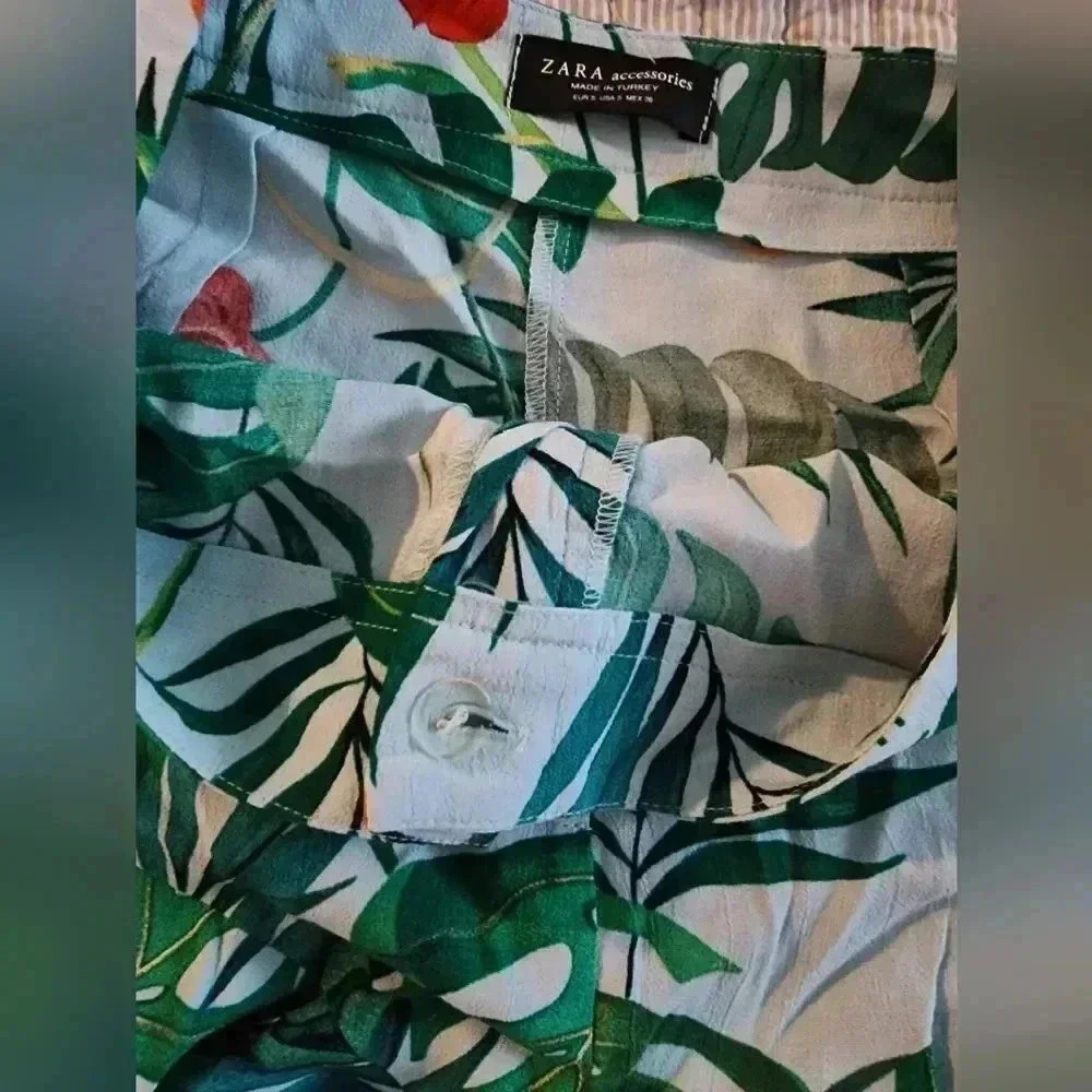 NWT Zara tropical print short - Picture 5 of 5